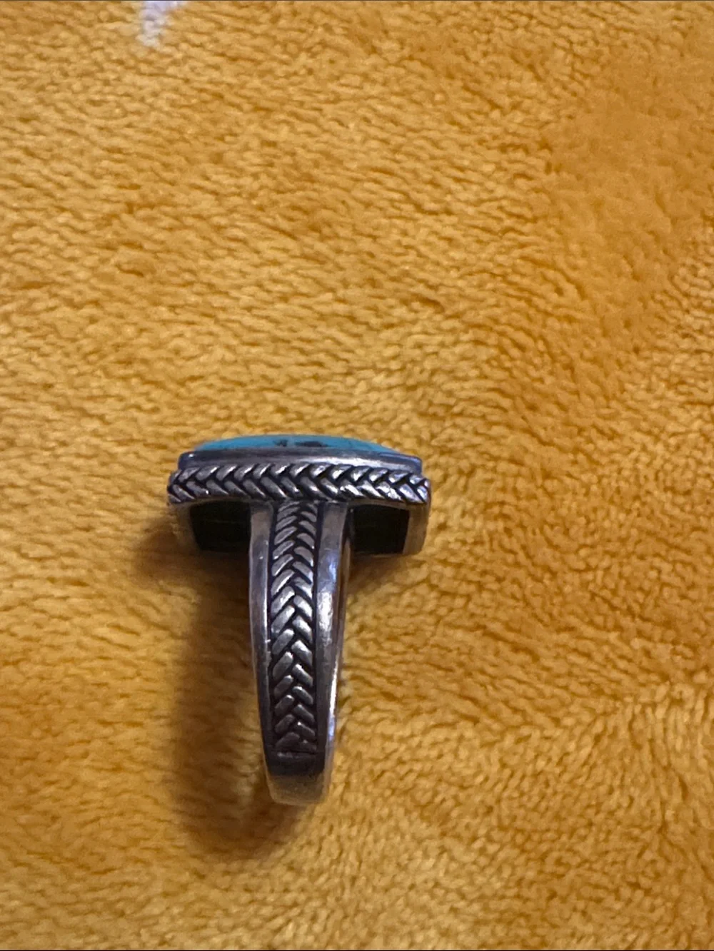 Barse Sterling Silver Turquoise Statement Ring -